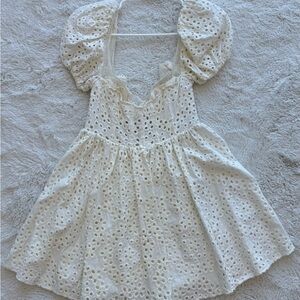 for love and lemons white dress size small